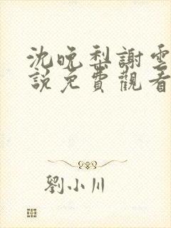 沈晚梨谢云迟小说免费观看封面