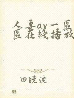 人妻av一区二区在线播放