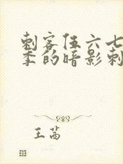 刺客伍六七第三季的暗影刺客