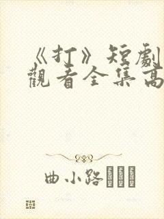 《打》短剧免费观看全集高清