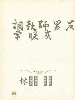 调教师男友的日常 暖灰封面