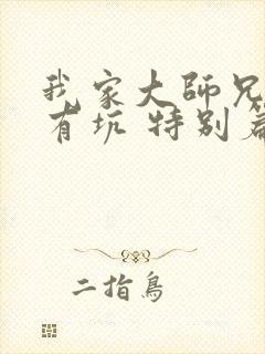 我家大师兄脑子有坑 特别篇封面