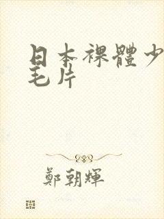 日本裸体少女的毛片封面