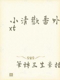 小清欢番外篇txt