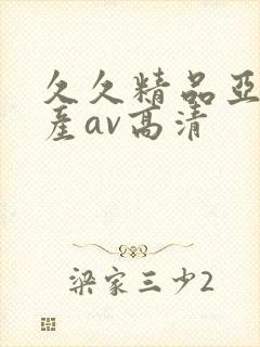 久久精品亚洲国产av高清