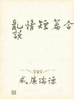 乱情短篇合集小说