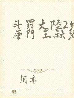 斗罗大陆2绝世唐门 王秋儿