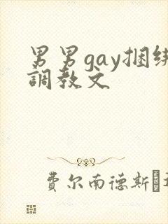 男男gay捆绑调教文封面