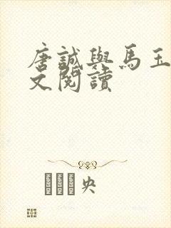 唐诚与马玉婷全文阅读