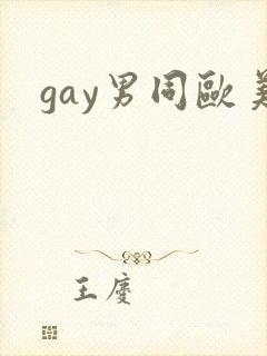 gay男同欧美