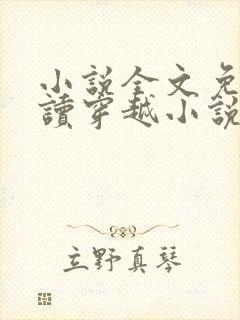 小说全文免费阅读穿越小说