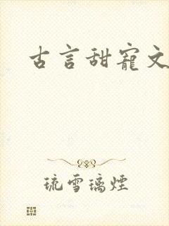 古言甜宠文封面