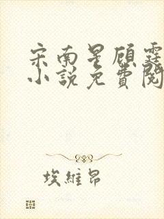 宋南星顾霆琛的小说免费阅读无弹窗