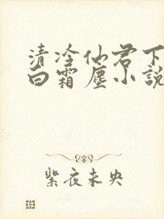 清冷仙君下山后白霜尘小说笔趣阁