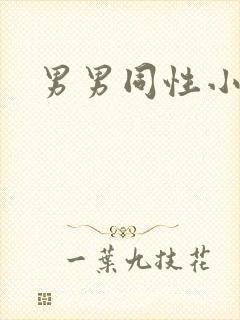 男男同性小说h