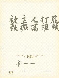 被主人打屁股调教撅高视频