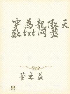 穿为龙傲天的情敌txt网盘