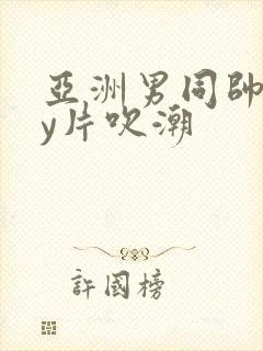 亚洲男同帅gay片吹潮