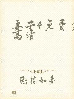 妻子4免费完整高清封面