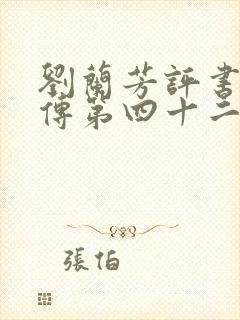 刘兰芳评书岳飞传第四十二回封面