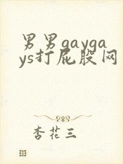 男男gaygays打屁股网站封面
