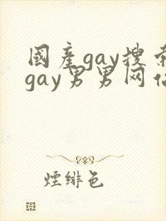 国产gay搜索gay男男网站do封面