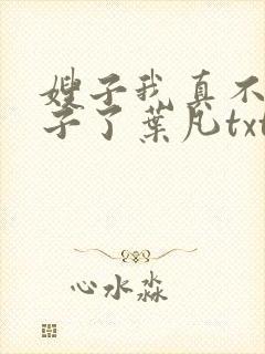 嫂子我真不是傻子了叶凡txt下载