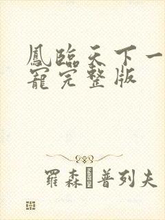 凤临天下一后千宠完整版