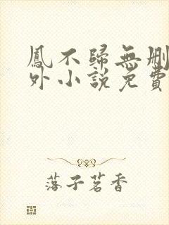 凤不归无删减番外小说免费阅读封面