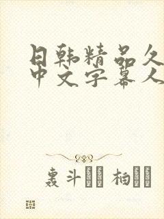 日韩精品久久久中文字幕人妻