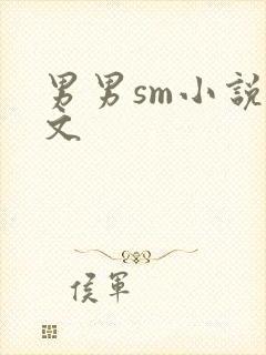 男男sm小说黄文