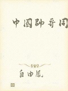 中国帅哥同性恋