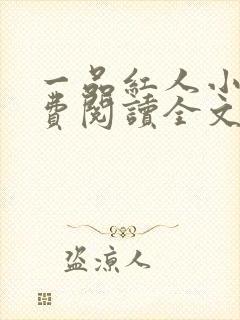 一品红人小说免费阅读全文