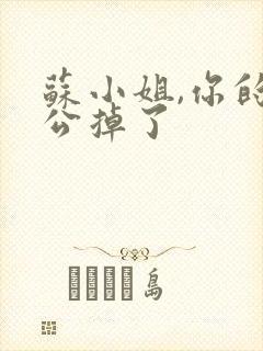 苏小姐,你的老公掉了