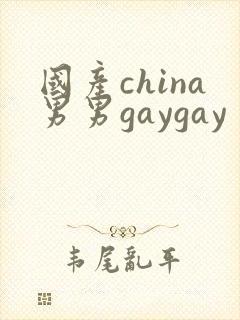 国产china男男gaygay