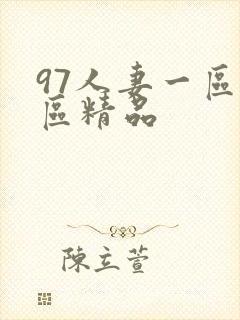 97人妻一区二区精品