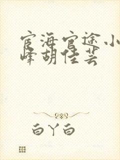 宦海官途小说秦峰胡佳芸封面