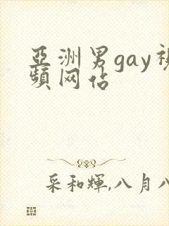 亚洲男gay视频网站封面