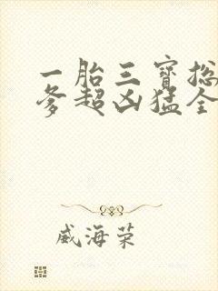 一胎三宝总裁爹爹超凶猛全本免费