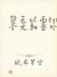 楚天以南txt全文加番外