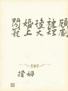 闪婚后被顾先生宠上天短剧