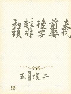 和离后前夫死对头非要娶我季含漪封面