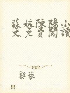 苏婉陈阳小说全文免费阅读最新章节