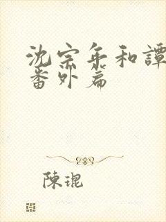 沈宗年和谭又明番外篇封面