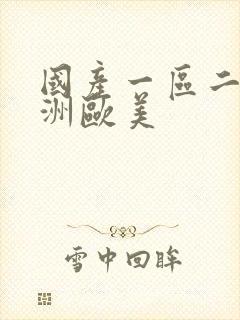 国产一区二区亚洲欧美