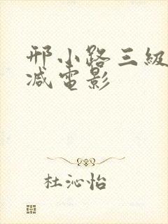 邢小路三级无删减电影
