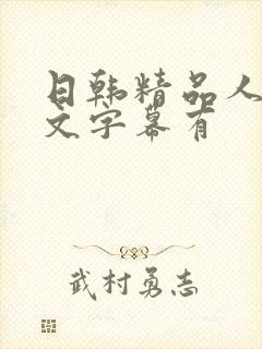 日韩精品人妻中文字幕有