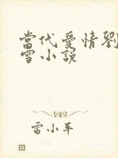 当代爱情刘成刘雪小说