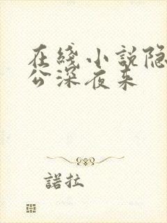 在线小说隐婚老公深夜来