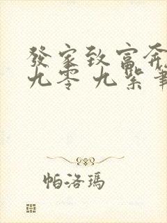 发家致富奔小康九零 九紫笔趣阁封面